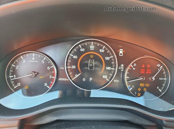 JM1BPBNY1P1603641 2023 MAZDA 3 Black Instrument cluster view