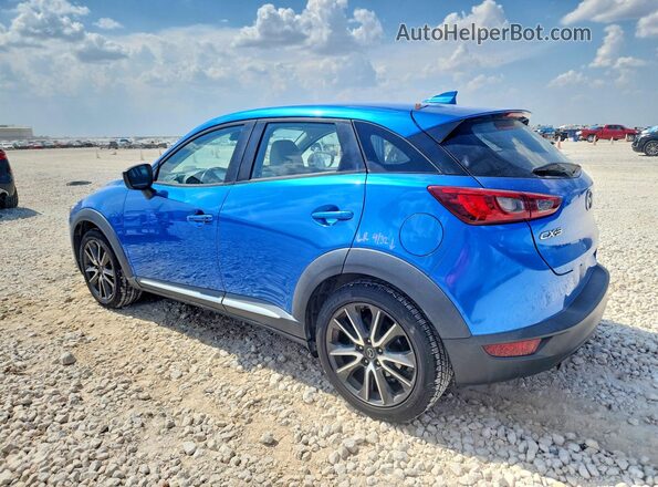 JM1DKBD78G0123764 2016 MAZDA CX-3 Blue Trasero izquierdo