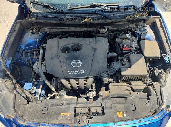 JM1DKDC75G0127865 2016 MAZDA CX-3 Синий Вид задней части салона