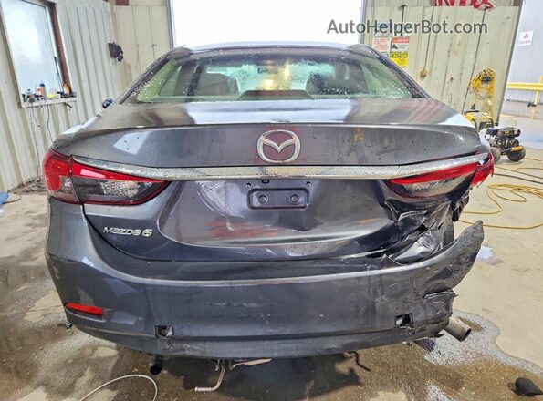 JM1GJ1U53G1476478 2016 MAZDA 6 Charcoal უკანა ხედი