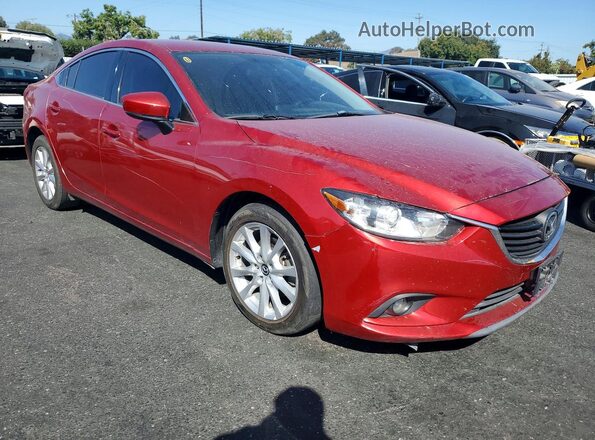 JM1GL1U55H1108685 2017 MAZDA 6 Red Delantero derecho
