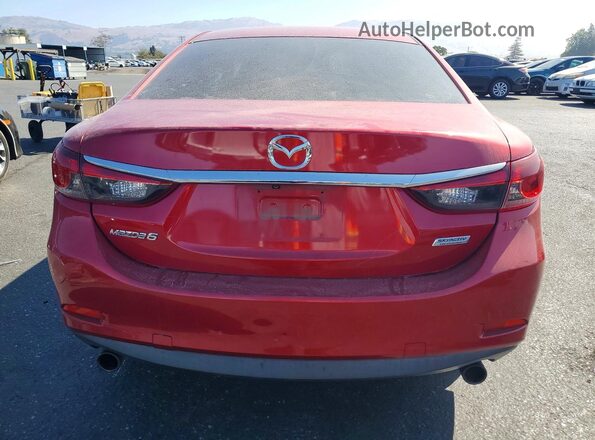 JM1GL1U55H1108685 2017 MAZDA 6 Red Vista trasera