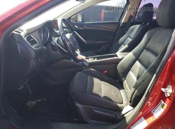 JM1GL1U55H1108685 2017 MAZDA 6 Red Vista interior delantera
