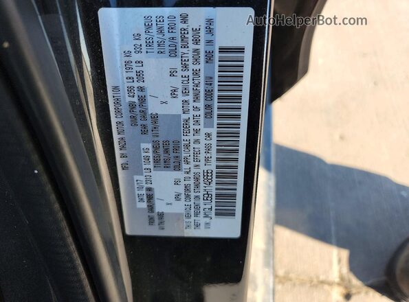 JM1GL1U59H1148655 2017 MAZDA 6 Black Вид наклейки з VIN-кодом