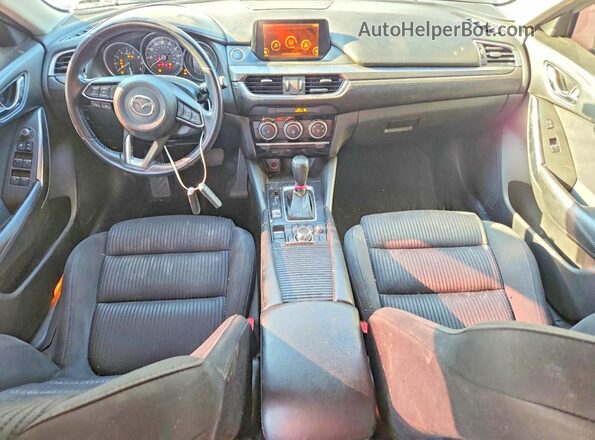 JM1GL1U59H1148655 2017 MAZDA 6 Black Вид панелі приладів