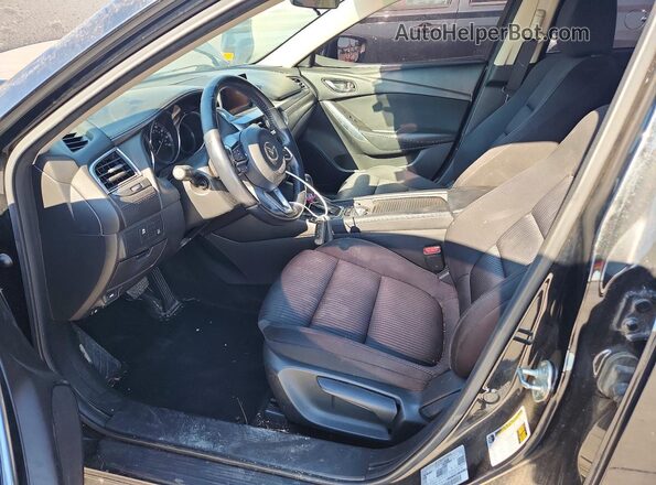 JM1GL1U59H1148655 2017 MAZDA 6 Black Вид салону спереду