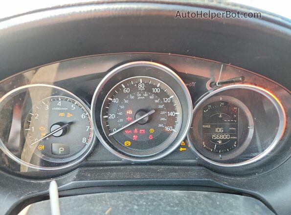 JM1GL1U59H1148655 2017 MAZDA 6 Black Вид щитка приладів