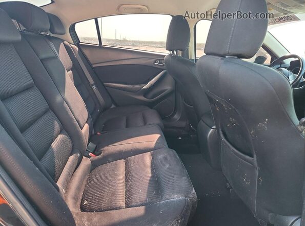 JM1GL1U59H1148655 2017 MAZDA 6 Black Вид задніх сидінь