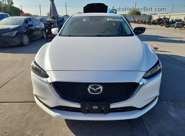 JM1GL1UM2K1507407 2019 MAZDA 6 White წინა ხედი