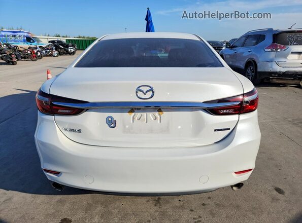JM1GL1UM2K1507407 2019 MAZDA 6 White უკანა ხედი