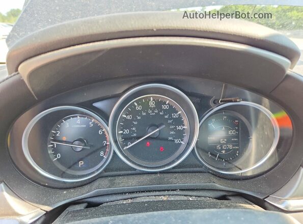 JM1GL1UM6J1329208 2018 MAZDA 6 Синий Вид щитка приборов