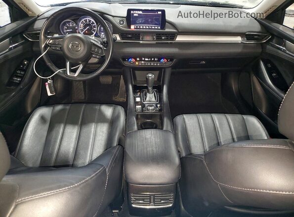 JM1GL1VM4K1500814 2019 MAZDA 6 Black Widok deski rozdzielczej