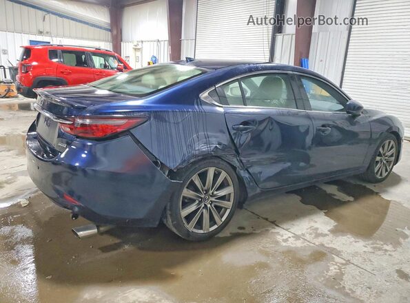 JM1GL1XY7J1305210 2018 MAZDA 6 Blue Tył prawy