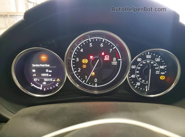 JM1NDAL70M0456529 2021 MAZDA MX-5 White Вид щитка приладів