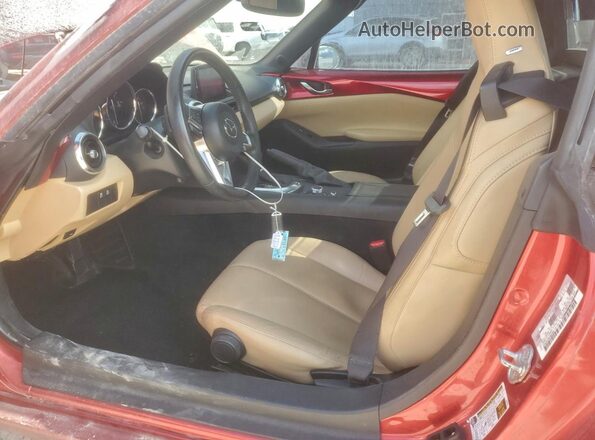 JM1NDAM72K0302349 2019 MAZDA MX-5 Темно-бордовый Вид салона спереди