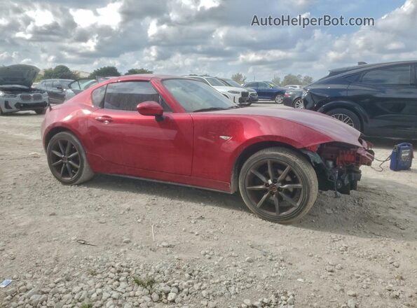 JM1NDAM72K0302349 2019 MAZDA MX-5 Темно-бордовый Передняя правая четверть