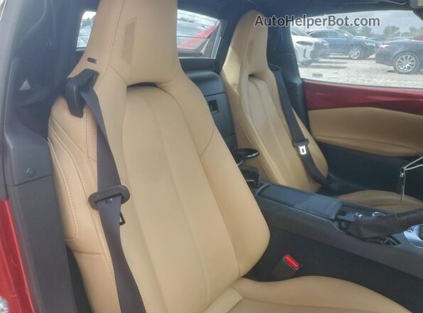 JM1NDAM72K0302349 2019 MAZDA MX-5 Темно-бордовый Вид задних сидений