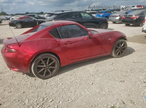 JM1NDAM72K0302349 2019 MAZDA MX-5 Темно-бордовый Задняя правая четверть