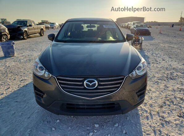 JM3KE2BY9G0848629 2016 MAZDA CX-5 Gray Դիմացի տեսք