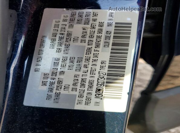 JM3KE2CY9G0734127 2016 MAZDA CX-5 Blue Widok naklejki z numerem VIN