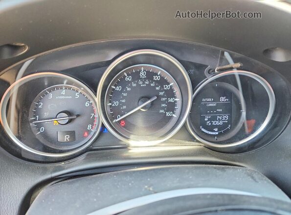 JM3KE2CY9G0862030 2016 MAZDA CX-5 Silver Սարքավորումների վահանակի տեսք