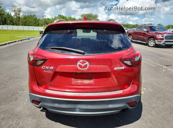 JM3KE2DY3G0790322 2016 MAZDA CX-5 Maroon Հետևի տեսք