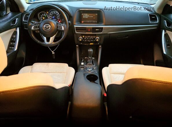 JM3KE2DY3G0793365 2016 MAZDA CX-5 White Առջևի վահանակի տեսք