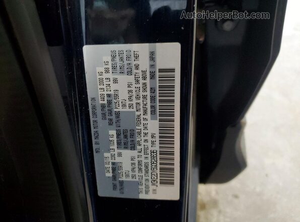 JM3KE2DY6G0628636 2016 MAZDA CX-5 Blue Vista de la etiqueta del VIN