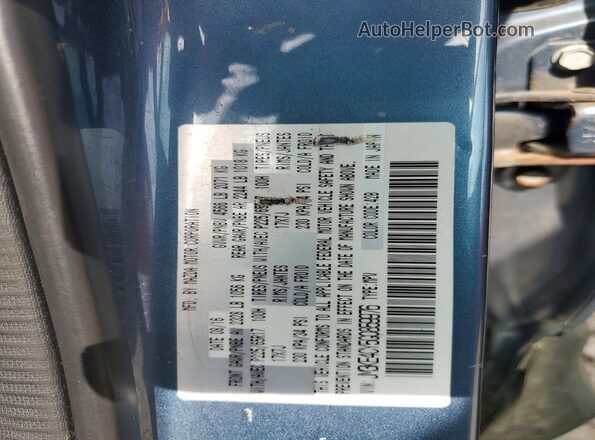 JM3KE4CY5G0859976 2016 MAZDA CX-5 Blue VIN კოდის სტიკერის ხედი