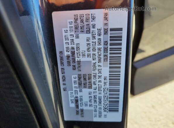 JM3KE4DY8G0614703 2016 MAZDA CX-5 Черный Вид наклейки с VIN-кодом