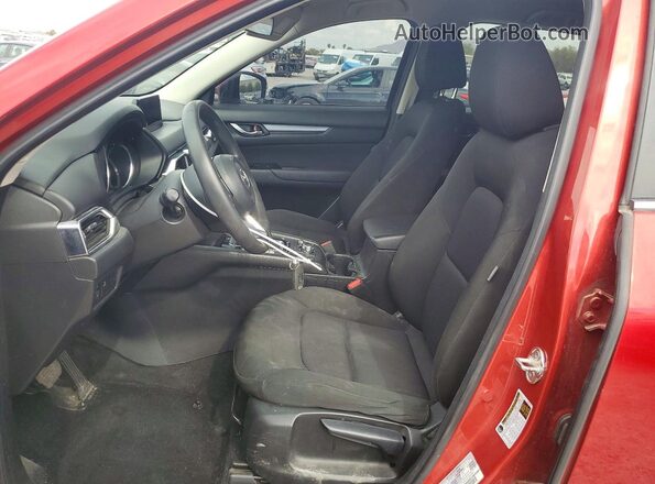 JM3KFABL3H0216593 2017 MAZDA CX-5 Red Widok wnętrza z przodu