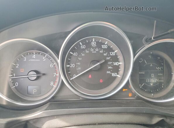 JM3KFABL3H0216593 2017 MAZDA CX-5 Red Widok zestawu wskaźników