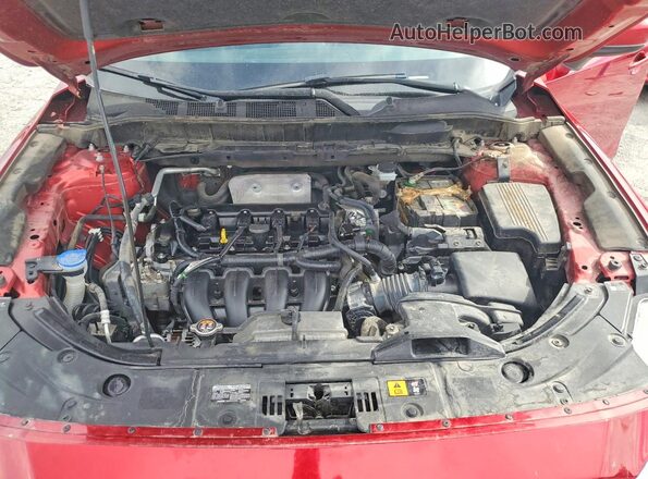 JM3KFABL3H0216593 2017 MAZDA CX-5 Red Widok komory silnika