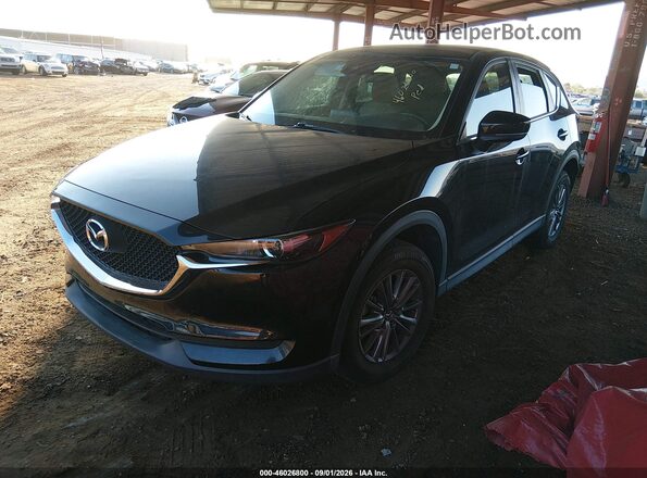 JM3KFABL5H0174895 2017 MAZDA CX-5 Черный Передняя левая четверть