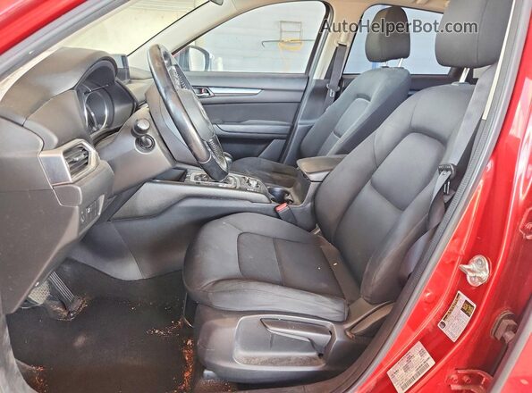 JM3KFABM1J0366510 2018 MAZDA CX-5 Red Вид салону спереду
