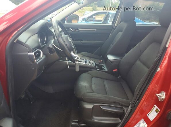JM3KFABM2J0438394 2018 MAZDA CX-5 Burgundy Вид салону спереду