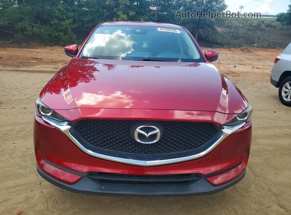 JM3KFABM2J0438394 2018 MAZDA CX-5 Burgundy Вид спереду