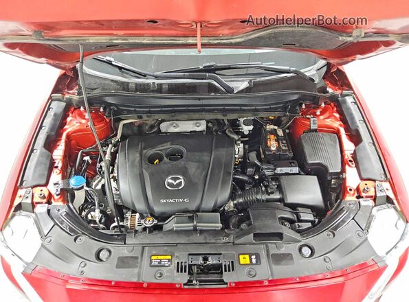 JM3KFABM3M0318401 2021 MAZDA CX-5 Бордовый Вид подкапотного пространства