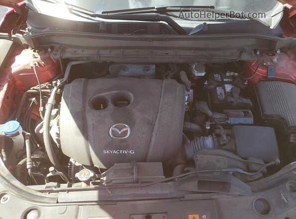 JM3KFABM8M0302811 2021 MAZDA CX-5 Red Widok komory silnika