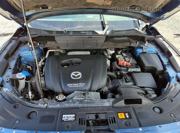 JM3KFABMXJ1403726 2018 MAZDA CX-5 Blue Widok komory silnika