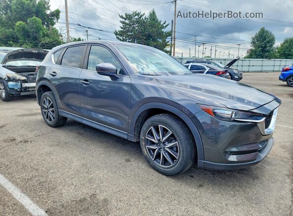 JM3KFACM1J1461495 2018 MAZDA CX-5 Серый Передняя правая четверть