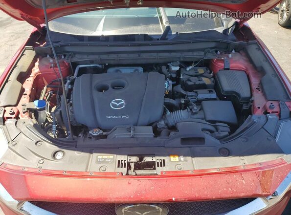 JM3KFACM1M0317309 2021 MAZDA CX-5 Красный Вид подкапотного пространства
