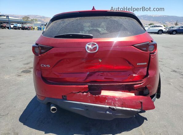 JM3KFACM1M0317309 2021 MAZDA CX-5 Красный Вид сзади