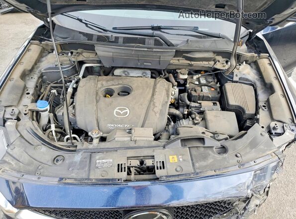 JM3KFACM3J0470186 2018 MAZDA CX-5 Blue ძრავის განყოფილების ხედი
