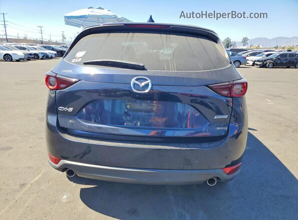 JM3KFACM3J1439630 2018 MAZDA CX-5 Blue Հետևի տեսք