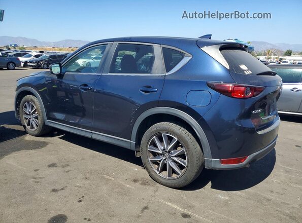 JM3KFACM3J1439630 2018 MAZDA CX-5 Blue Հետևի ձախ