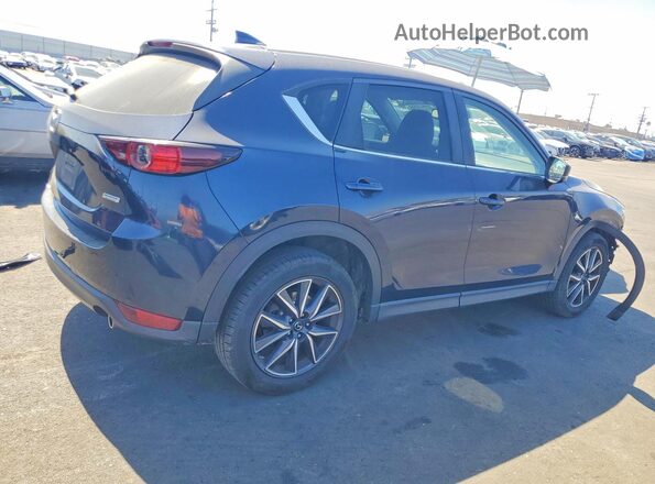 JM3KFACM3J1439630 2018 MAZDA CX-5 Blue Հետևի աջ