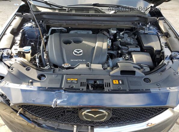 JM3KFACM6M1313802 2021 MAZDA CX-5 Синий Вид подкапотного пространства