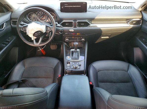 JM3KFACM6M1313802 2021 MAZDA CX-5 Синий Вид панели приборов