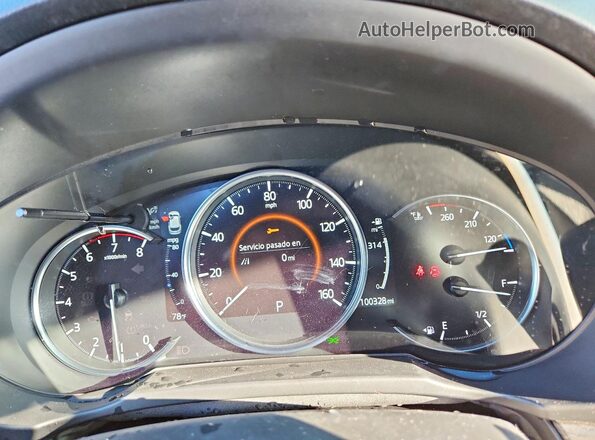 JM3KFADM0M0331622 2021 MAZDA CX-5 Синий Вид щитка приборов